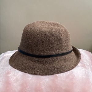 August Hat Company Melton Cloche in camel